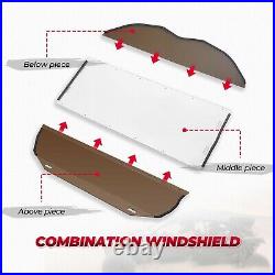 KEMIMOTO Full Front Tinted Windshield for Can-Am Maverick X3 MAX Turbo 2017-2023