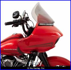 Klock Werks 15 Pro Touring Flare Windshield 2015-2023 Harley Road Glide TINTED