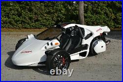 Lightly Tinted Campagna T-Rex Full Front Windshield Fits All Years
