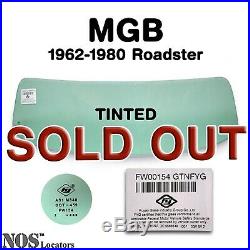 MGB, MGC Roadster 1962-80 TINTED Windshield Glass NEW PICKUP ONLY