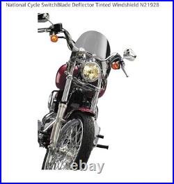 NATIONAL CYCLE SWITCHBLADE DEFLECTOR Tinted WINDSHIELD N21928 HD FLST Fatboy