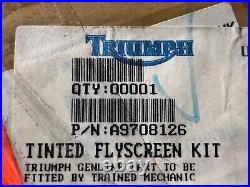 NEW! NOS- OEM Triumph Tinted Flyscreen, Speedmaster, America p/n A9708126