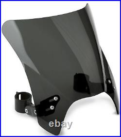 National Cycle Mohawk Windshield Dark Tint Black Mounts Motorcycle Cruiser