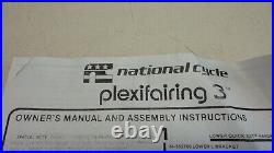 National Cycle Plexifairing 3 Motorcycle Windshield N8963-01 Has Defects