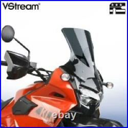 National Cycle V Stream/Wave Low Windshield-Dark Tint for 22+ Kawasaki KLR650