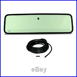 New Green Tinted Windshield Glass with Seals Kit For Jeep Wrangler YJ 1987-1995