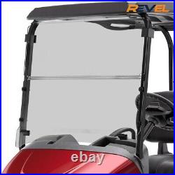 OEM EZGO Tinted Split Windshield Kit for 2024 RXV Golf Carts w Blow Molded Top