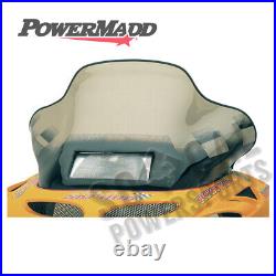 POWERMADD 13130 COBRA WINDSHIELD SKI-DOO S CHASSIS TINT WithBLACK CHECKS