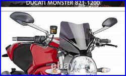 PUIG Ducati Monster 821 1200 1200S 2014/2015 dark tint motorcycle windscreen