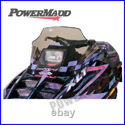 Powermadd Cobra Windshield 14in. Tint/Purple Checks 11131