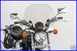 SMOKED Slipstreamer Viper Motorcycle Windshield SS-10-T fits 1 & 7/8 bars