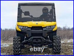 SuperATV Dark Tint Full Windshield for Can-Am Defender/See Fitment