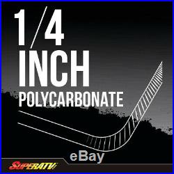 SuperATV Dark Tint Polycarbonate Rear Windshield for Polaris RZR PRO XP (2020+)