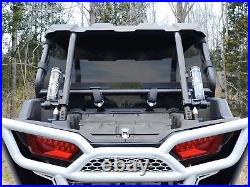 SuperATV Dark Tinted Rear Windshield for Polaris RZR XP Turbo / 4 (2016-2021)