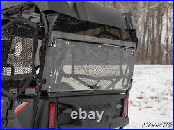 SuperATV Light Tint Rear Windshield for Honda Pioneer 700-4 (2014+)