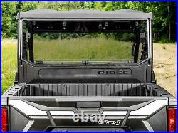 SuperATV Light Tint Rear Windshield for Kawasaki Ridge/2024+