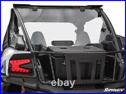 SuperATV Light Tint Vented Rear Windshield for Kawasaki Teryx KRX 1000 (2020+)