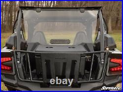 SuperATV Light Tint Vented Rear Windshield for Kawasaki Teryx KRX 1000 (2020+)