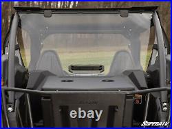 SuperATV Light Tint Vented Rear Windshield for Kawasaki Teryx KRX 1000 (2020+)