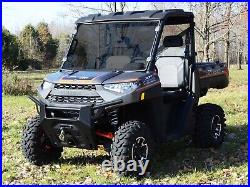 SuperATV Scratch Resistant Dark Tint Windshield for Polaris Ranger 1000