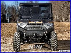 SuperATV Scratch Resistant Vented Dark Tint Windshield for Polaris Ranger XP900