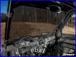 SuperATV Scratch Resistant Vented Dark Tint Windshield for Polaris Ranger XP900