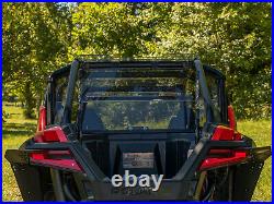 SuperATV Tinted Polycarbonate Rear Windshield for Polaris RZR PRO XP 4 (2022+)