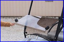 Tinted Golf Cart Windshield Fits Club Car Tempo, Onward 2017-Up, 3/16, Foldable