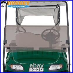 Tinted Golf Cart Windshield For EZGO TXT/Valor 2014-2022, 3/16 Thick With Gasket