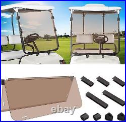 Tinted Golf Cart Windshield for Yamaha G22 (2003-2006), Folding Down Windscreen