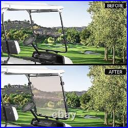 Tinted Golf Cart Windshield for Yamaha G22 (2003-2006), Folding Down Windscreen