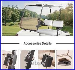 Tinted Golf Cart Windshield for Yamaha G22 (2003-2006), Folding Down Windscreen