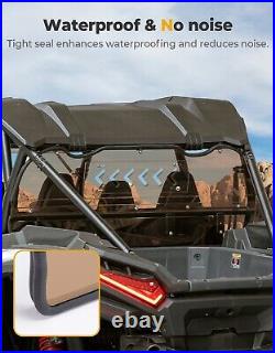 Tinted Rear Windshield With Sliding Window for 2024+ Polaris RZR XP 1000/XP 4 1000