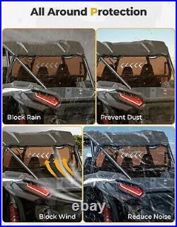 Tinted Rear Windshield With Sliding Window for 2024+ Polaris RZR XP 1000/XP 4 1000