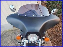 Unpainted Fairing Batwing Windshield ABS 4 Harley Sportster 1200 883 Low Custom