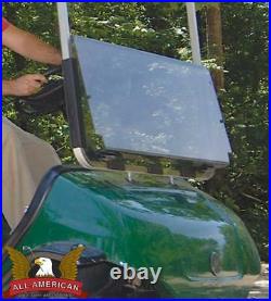 YAMAHA G14/G16/G19 Golf Cart ALL AMERICAN Folding Flip Windshield-Tinted/Clear